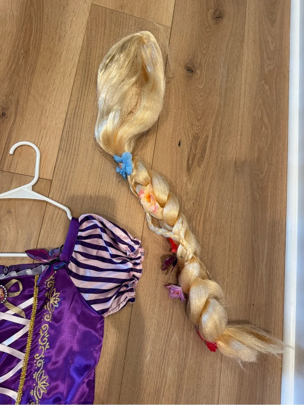 Dressy Daisy Purple & Pink Princess Rapunzel Costume with Braid